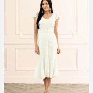 Button Down Midi Dress